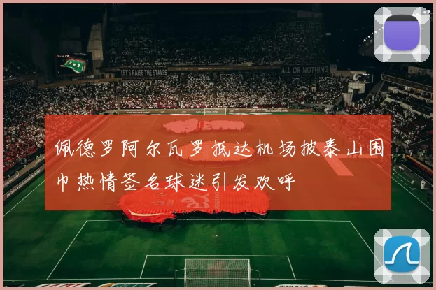 佩德罗阿尔瓦罗抵达机场披泰山围巾热情签名球迷引发欢呼
